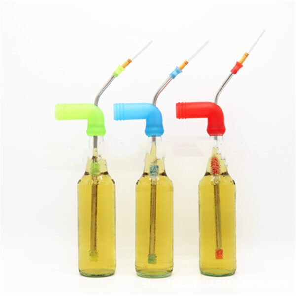 Straight Straw Style Beer Mug Blowing Beer Snorkel