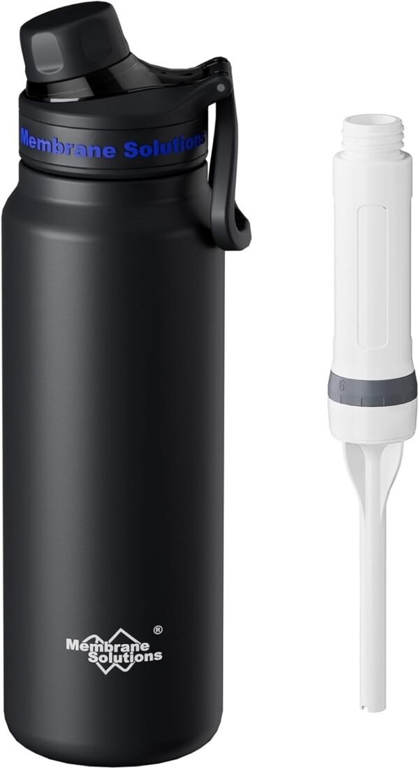 Filtered Water Bottle, 32oz Stainless Steel Water Bottle, With Filter Cartridge