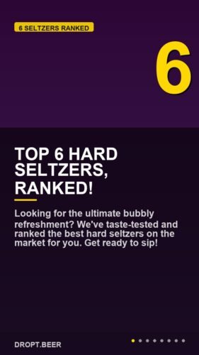 Top 6 Hard Seltzers, Ranked! – 6 Best Hard Seltzers Ranked for Ultimate Refreshment