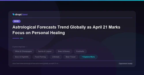 Astrological Forecasts Trend Globally as April 21 Marks Focus on Personal Healing | dropt.beer
