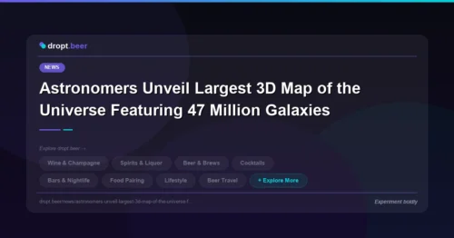 Astronomers Unveil Largest 3D Map of the Universe Featuring 47 Million Galaxies | dropt.beer