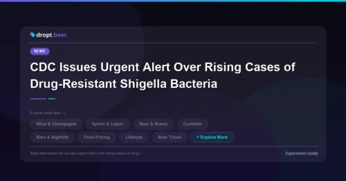CDC Issues Urgent Alert Over Rising Cases of Drug-Resistant Shigella Bacteria | dropt.beer