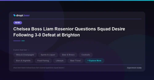 Chelsea Boss Liam Rosenior Questions Squad Desire Following 3-0 Defeat at Brighton | dropt.beer
