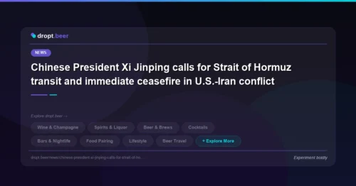 Chinese President Xi Jinping calls for Strait of Hormuz transit and immediate ceasefire in U.S.-Iran conflict | dropt.beer