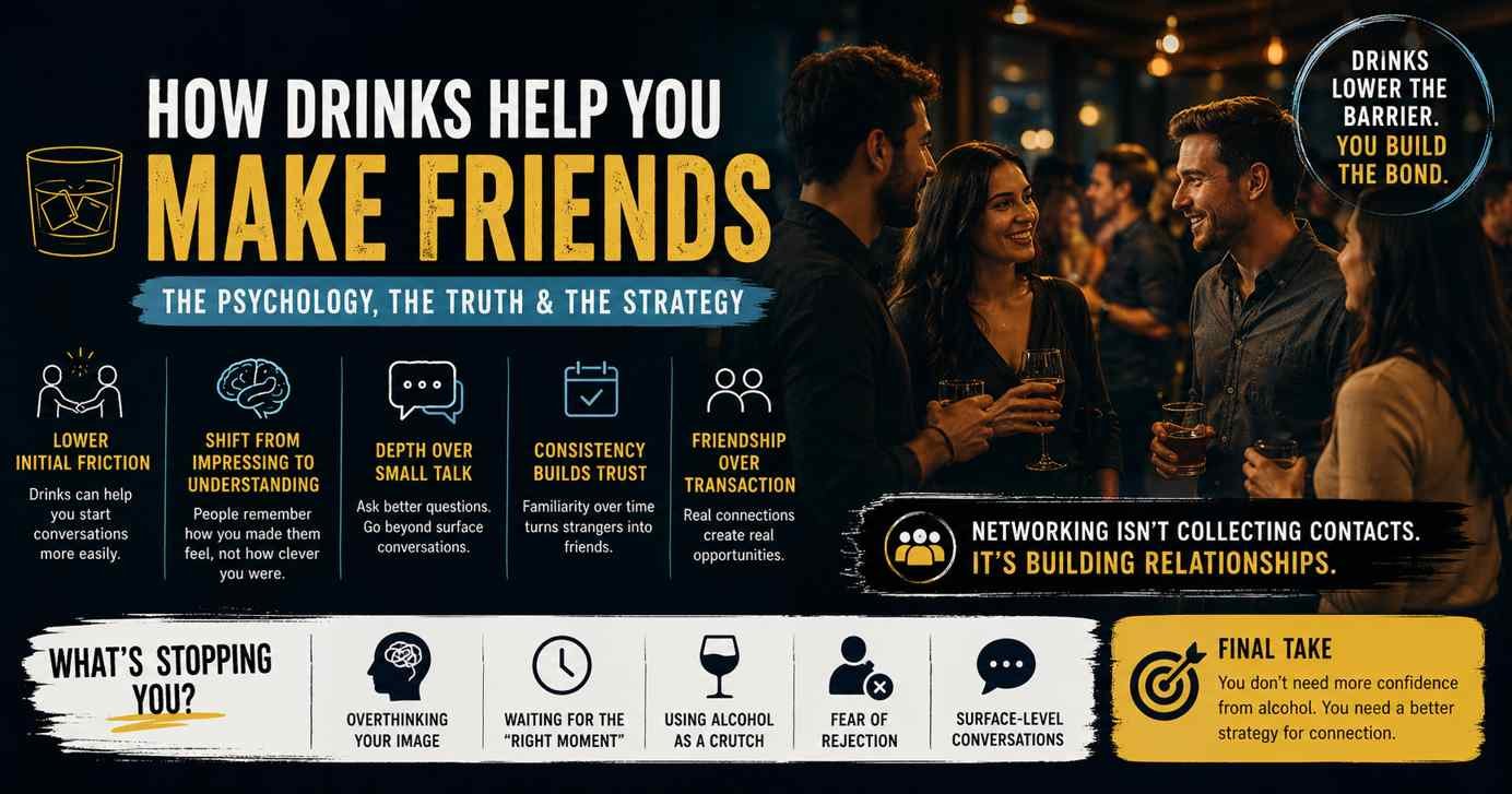Networking or Making Friends Over Drinks