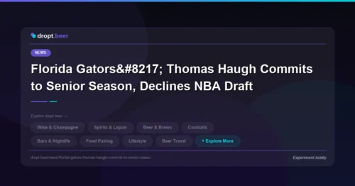 Florida Gators’ Thomas Haugh Commits to Senior Season, Declines NBA Draft | dropt.beer