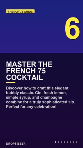 Master the French 75 Cocktail – How to Make a French 75 Cocktail: Step-by-Step Guide