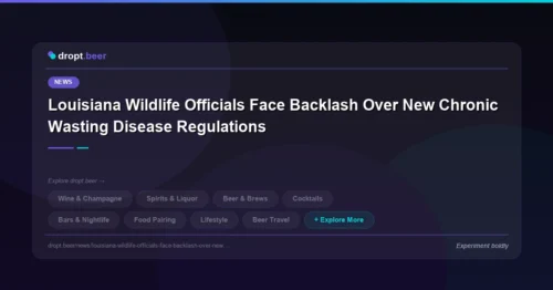 Louisiana Wildlife Officials Face Backlash Over New Chronic Wasting Disease Regulations | dropt.beer