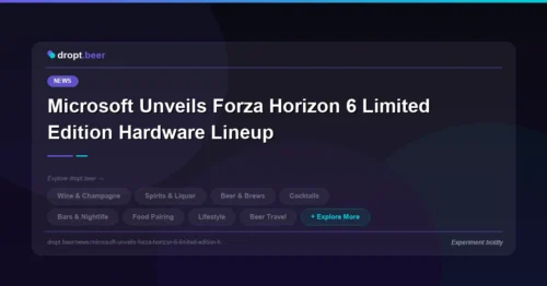 Microsoft Unveils Forza Horizon 6 Limited Edition Hardware Lineup | dropt.beer