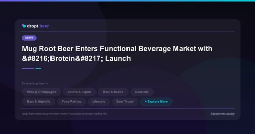 Mug Root Beer Enters Functional Beverage Market with ‘Brotein’ Launch | dropt.beer
