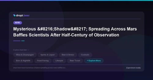 Mysterious ‘Shadow’ Spreading Across Mars Baffles Scientists After Half-Century of Observation | dropt.beer