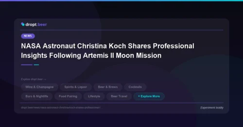 NASA Astronaut Christina Koch Shares Professional Insights Following Artemis II Moon Mission | dropt.beer