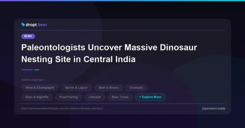 Paleontologists Uncover Massive Dinosaur Nesting Site in Central India | dropt.beer