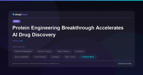 Protein Engineering Breakthrough Accelerates AI Drug Discovery | dropt.beer