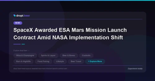 SpaceX Awarded ESA Mars Mission Launch Contract Amid NASA Implementation Shift | dropt.beer