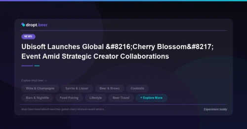 Ubisoft Launches Global ‘Cherry Blossom’ Event Amid Strategic Creator Collaborations | dropt.beer