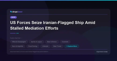 US Forces Seize Iranian-Flagged Ship Amid Stalled Mediation Efforts | dropt.beer