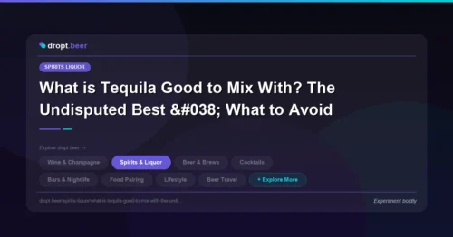 What is Tequila Good to Mix With? The Undisputed Best & What to Avoid | dropt.beer
