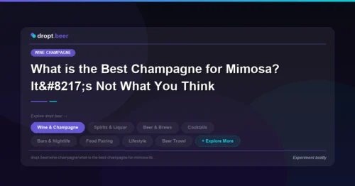 What is the Best Champagne for Mimosa? It’s Not What You Think | dropt.beer