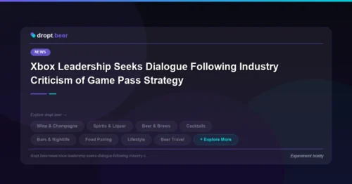 Xbox Leadership Seeks Dialogue Following Industry Criticism of Game Pass Strategy | dropt.beer